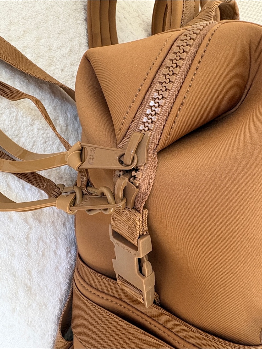 Dagne Dover Brown Tan Backpack Diaper Bag - Picture 7 of 16